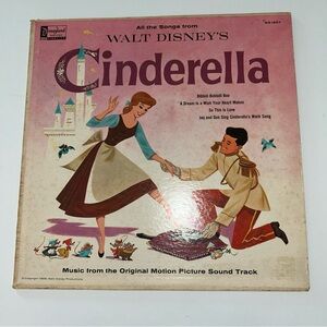 Vintage Vinyl Disney Cinderella Soundtrack